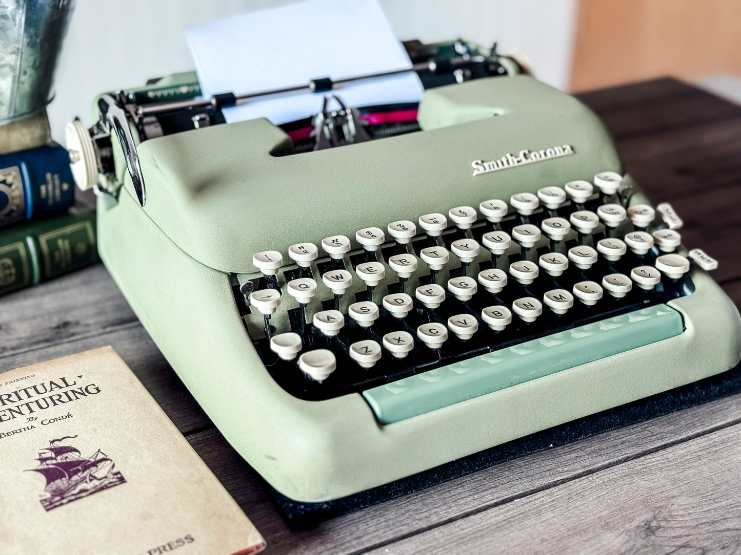 1958 Smith Corona Silent-Super, Seafoam Green