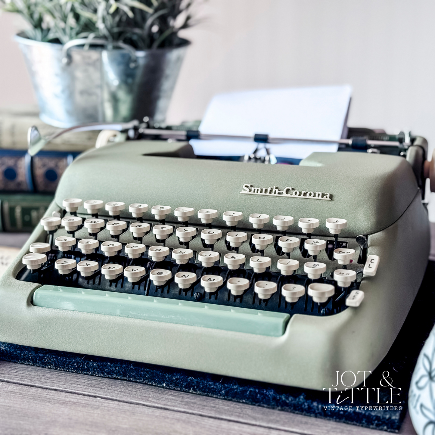 1958 Smith Corona Silent-Super, Seafoam Green