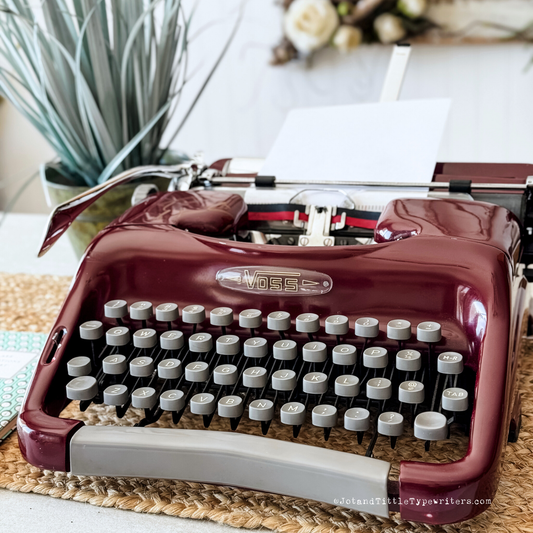 SIGNED Tom Hanks 1957 Voss Deluxe, Burgundy