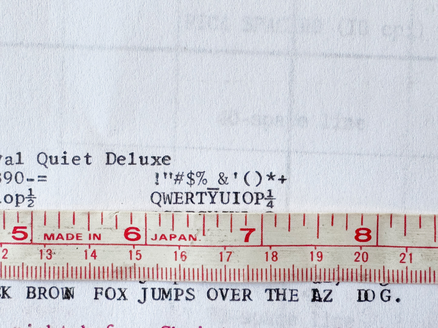 1956 Royal Quiet Deluxe gray crinkle