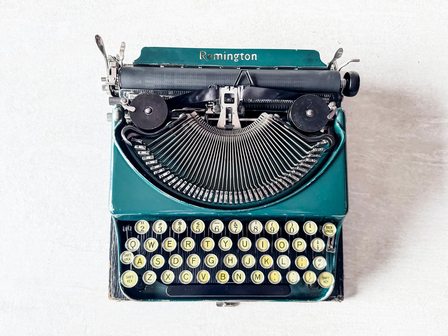 1928 Remington Portable, Green