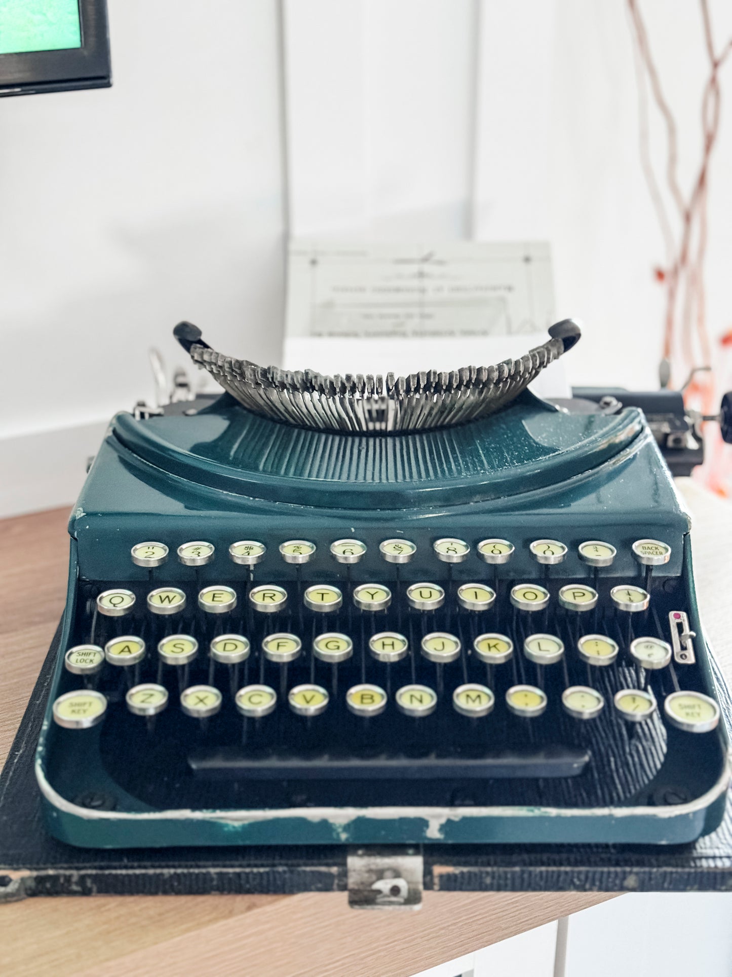 1928 Remington Portable, Green