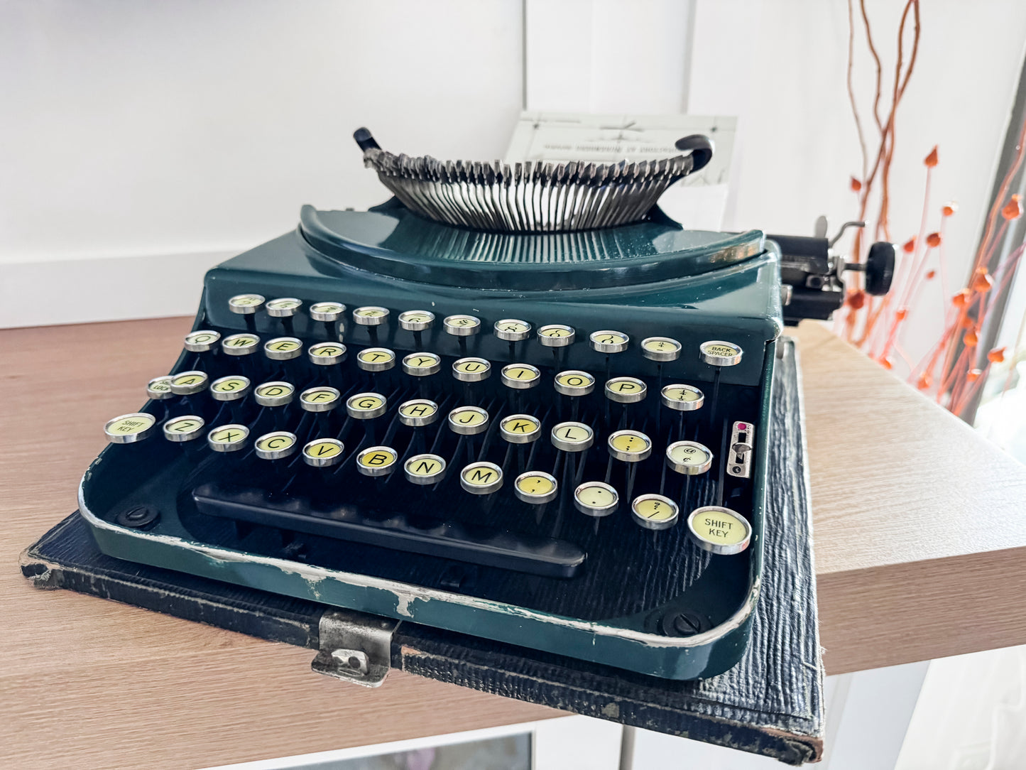 1928 Remington Portable, Green