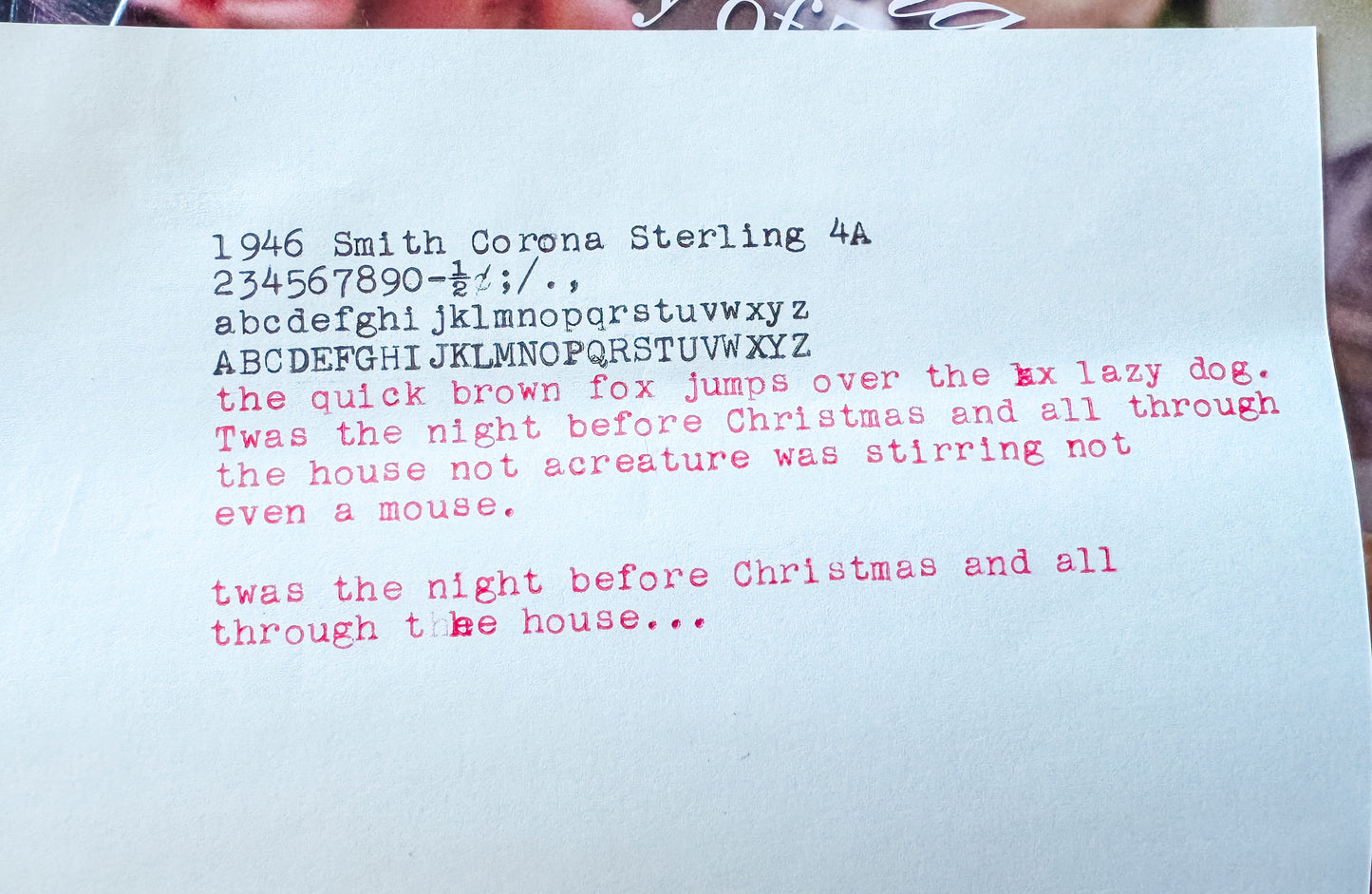 1946 Smith Corona Sterling 4A
