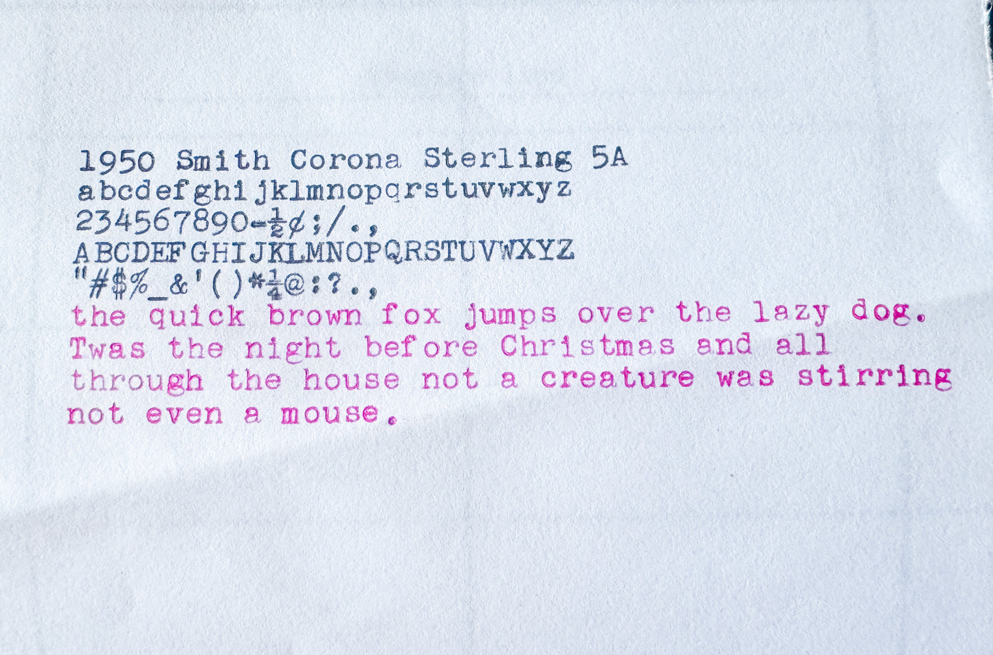 1950 Smith Corona Sterling