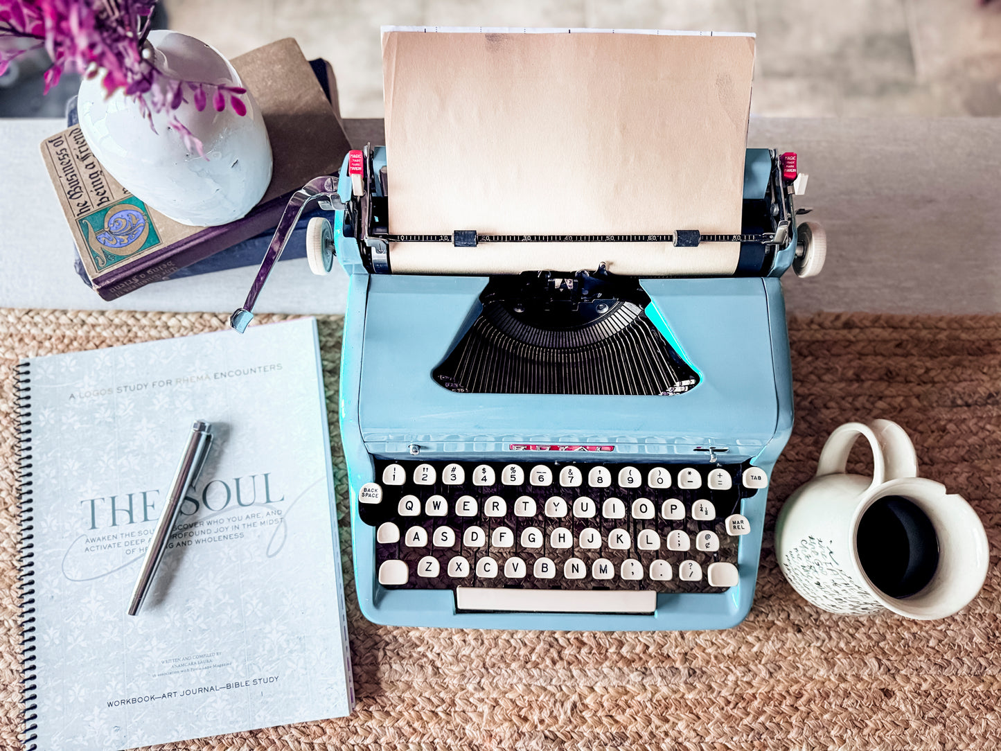 1957 Teal Royal Quiet Deluxe