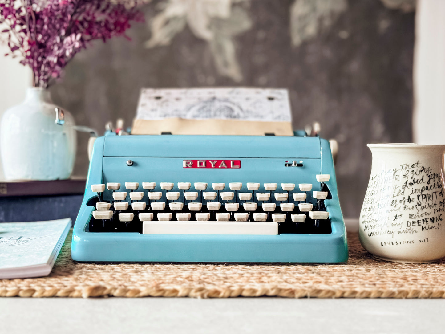 1957 Teal Royal Quiet Deluxe