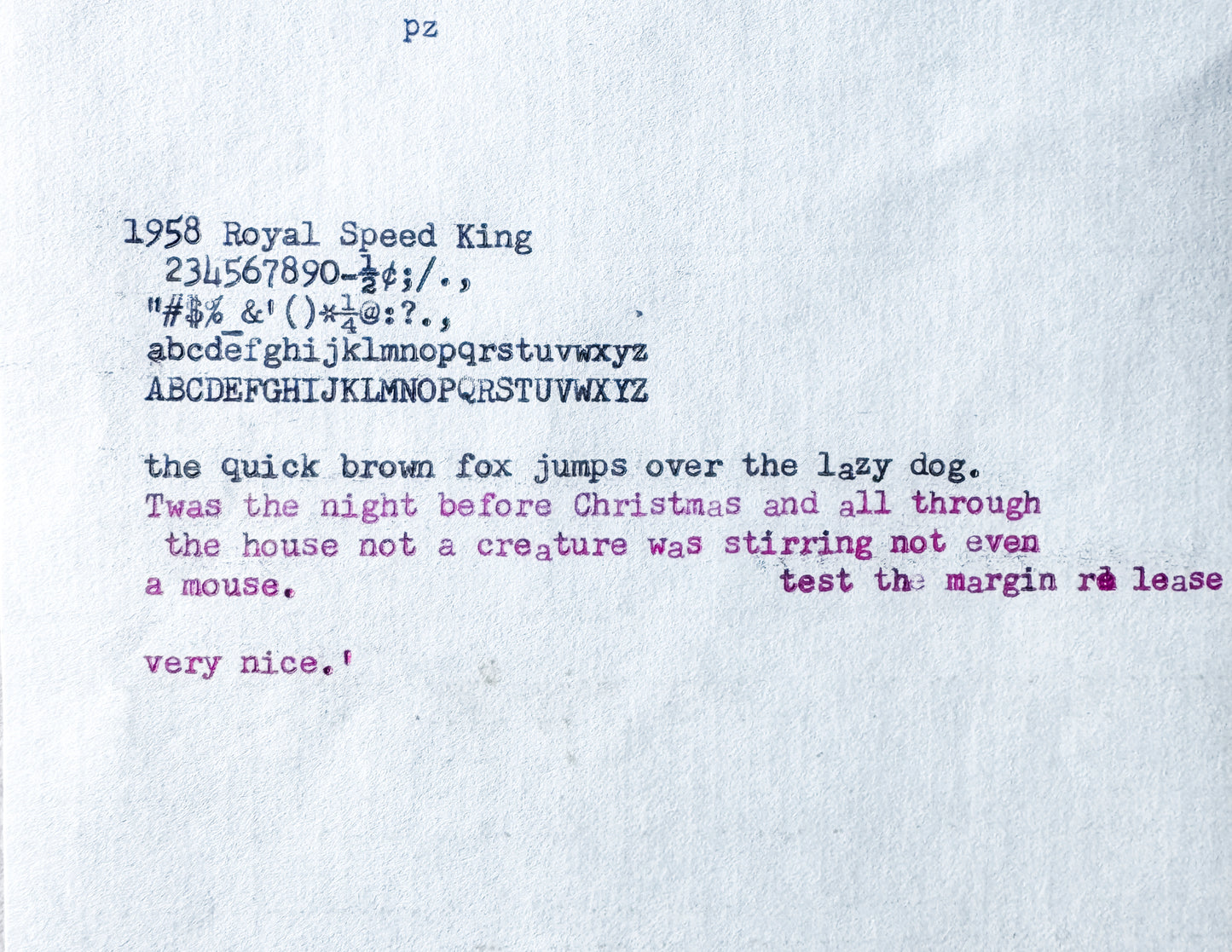 1958 Royal Speed King