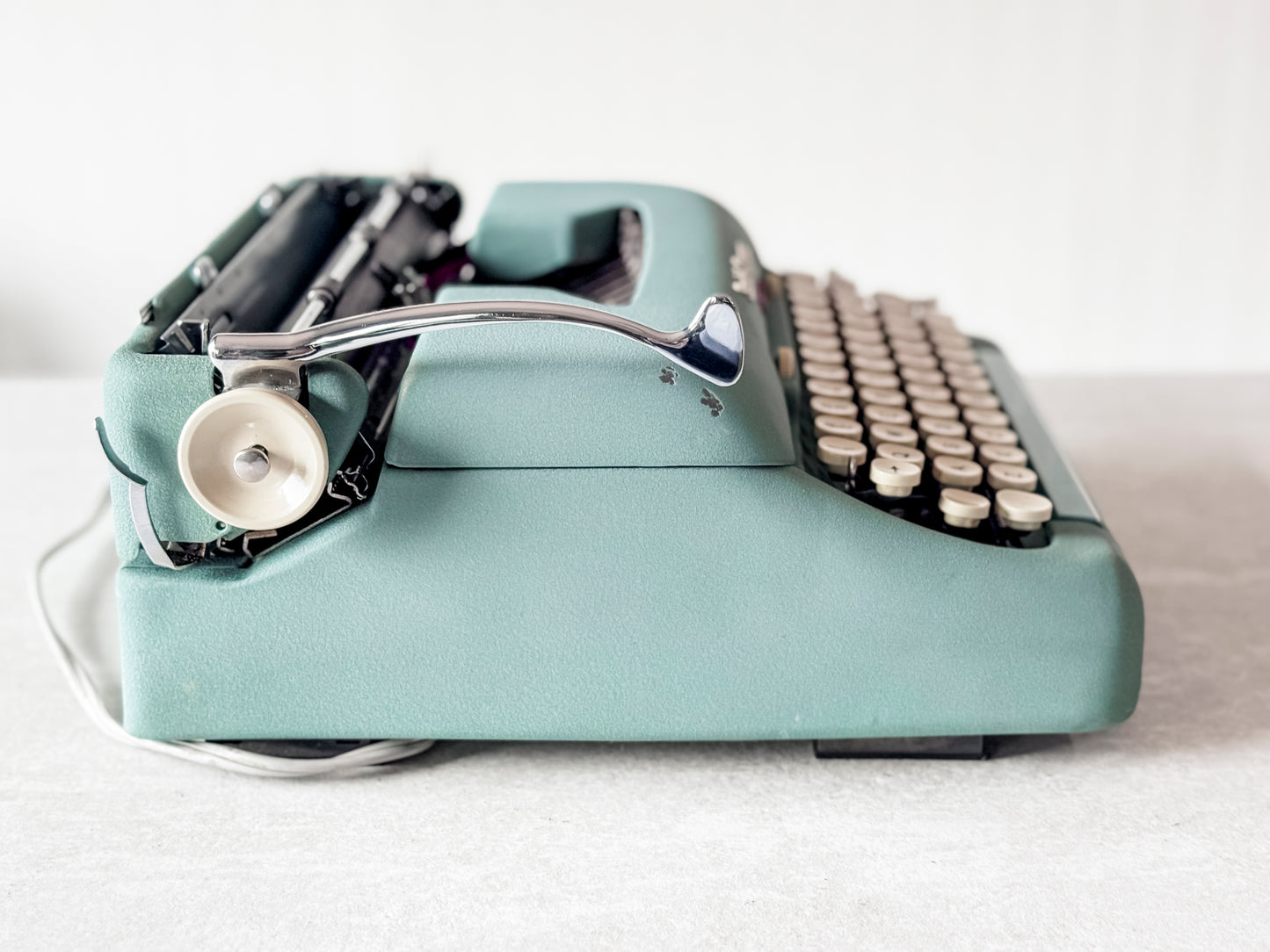 1959 Smith Corona Electric, Alpine Blue