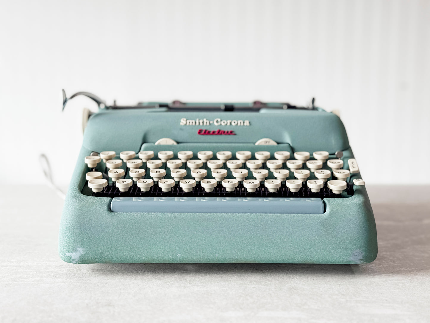 1959 Smith Corona Electric, Alpine Blue