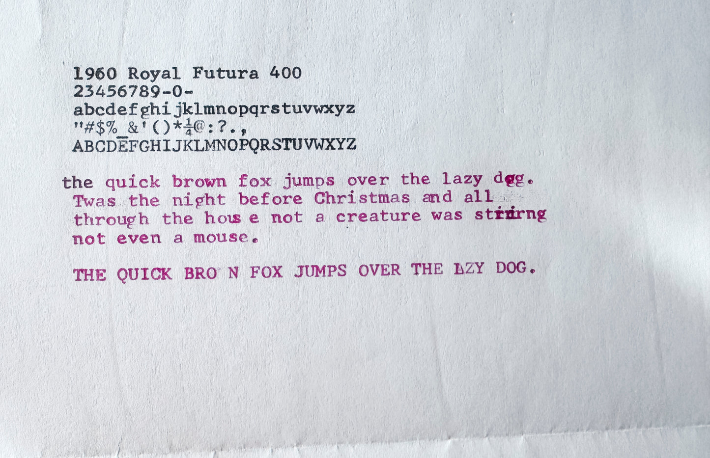 1960 Royal Futura 400