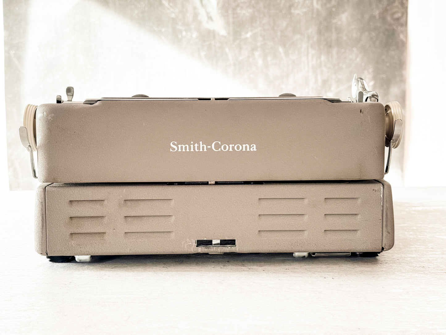 1960 Smith Corona Electric Portable, Script