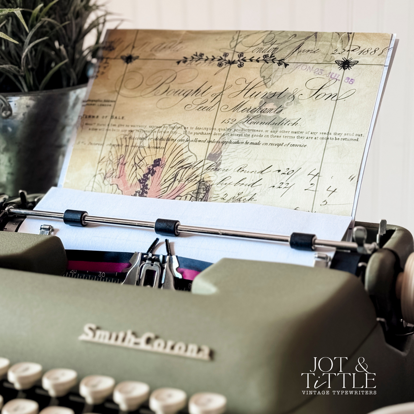 Backing Paper for Vintage Typewriters (12 sheets)