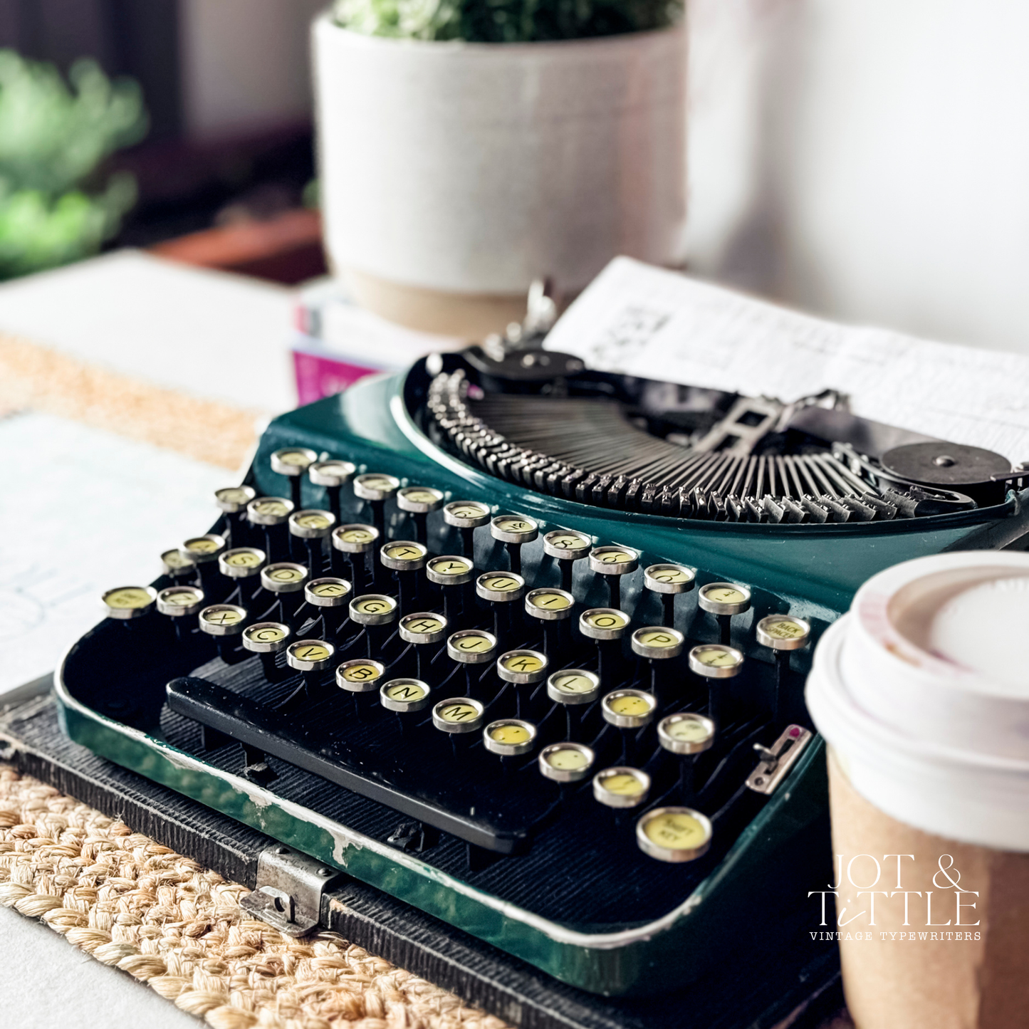 1928 Remington Portable, Green