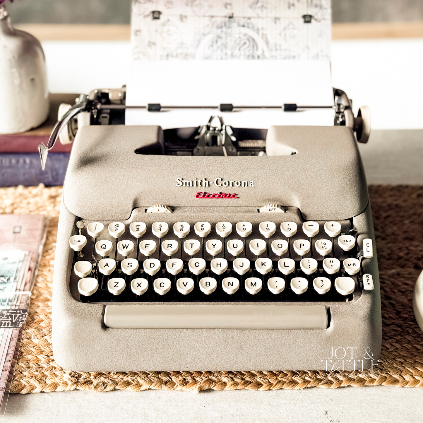 1960 Smith Corona Electric Portable, Script