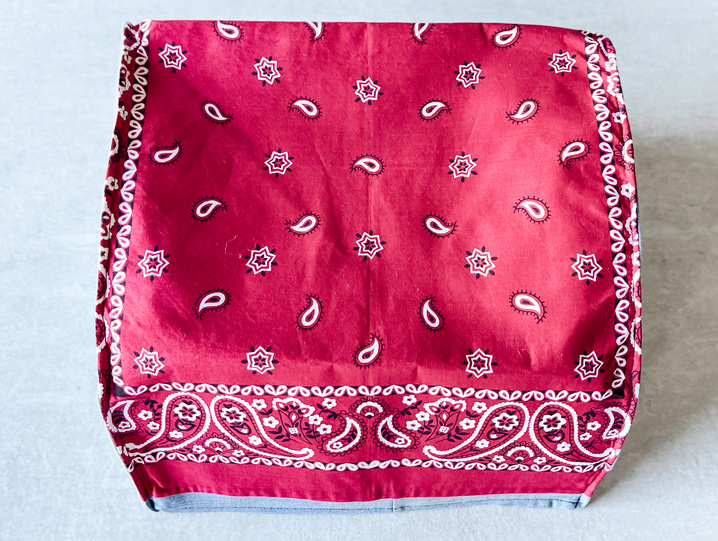 Red Handkerchief Print, Typewriter Cover