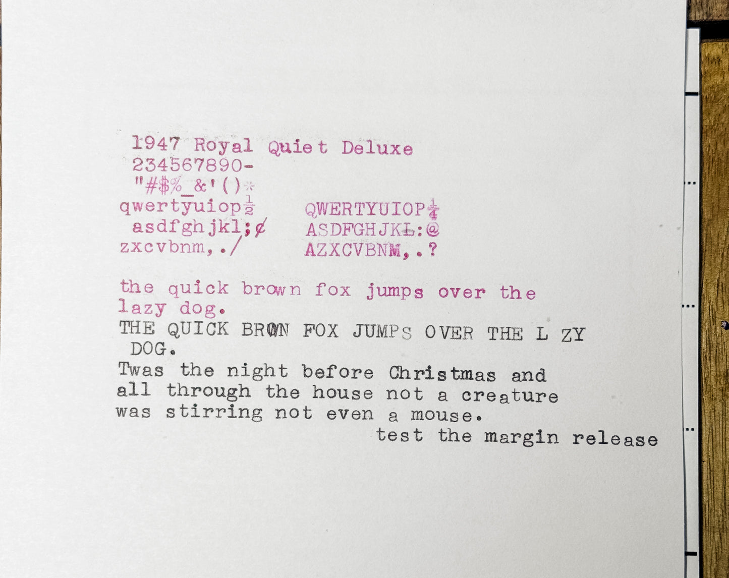 1947 Royal Quiet Deluxe