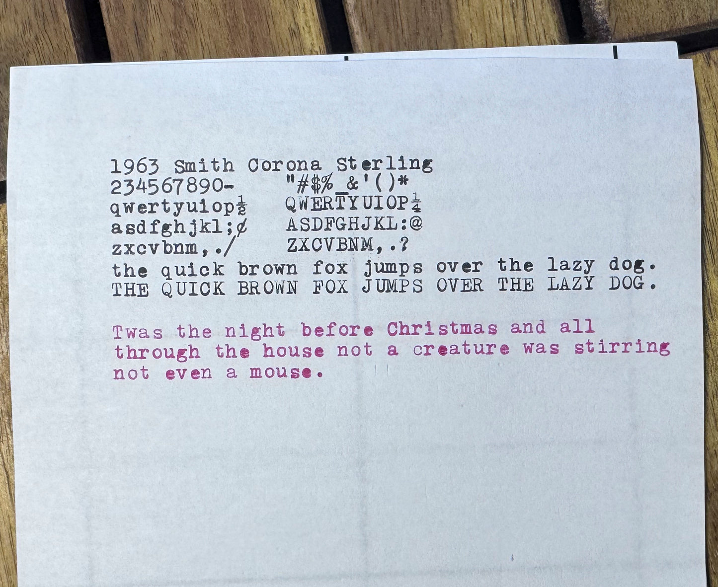 1963 Smith Corona Sterling 5A